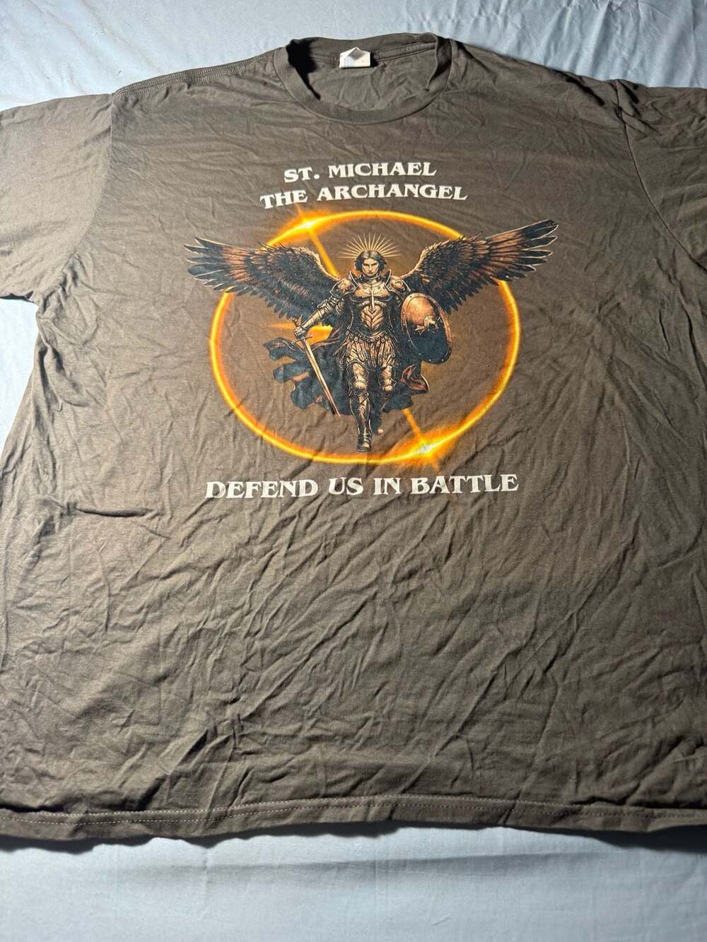 Port & Company St. Michael The Archangel T-Shirt Size 2XL